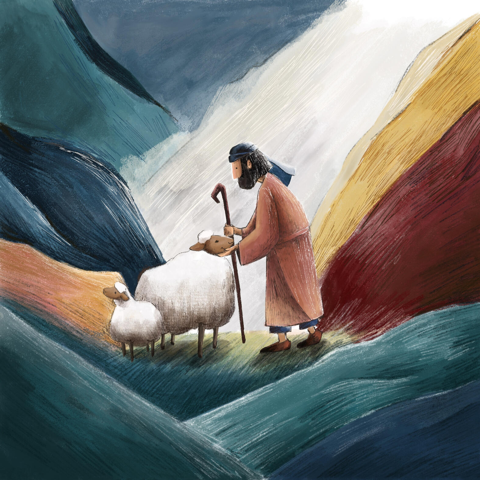 For the Fearful: (Psalm 23:4) Even though I walk through the valley of the shadow of death, I fear no evil, for You are with me; Your rod and Your staff, they comfort me.